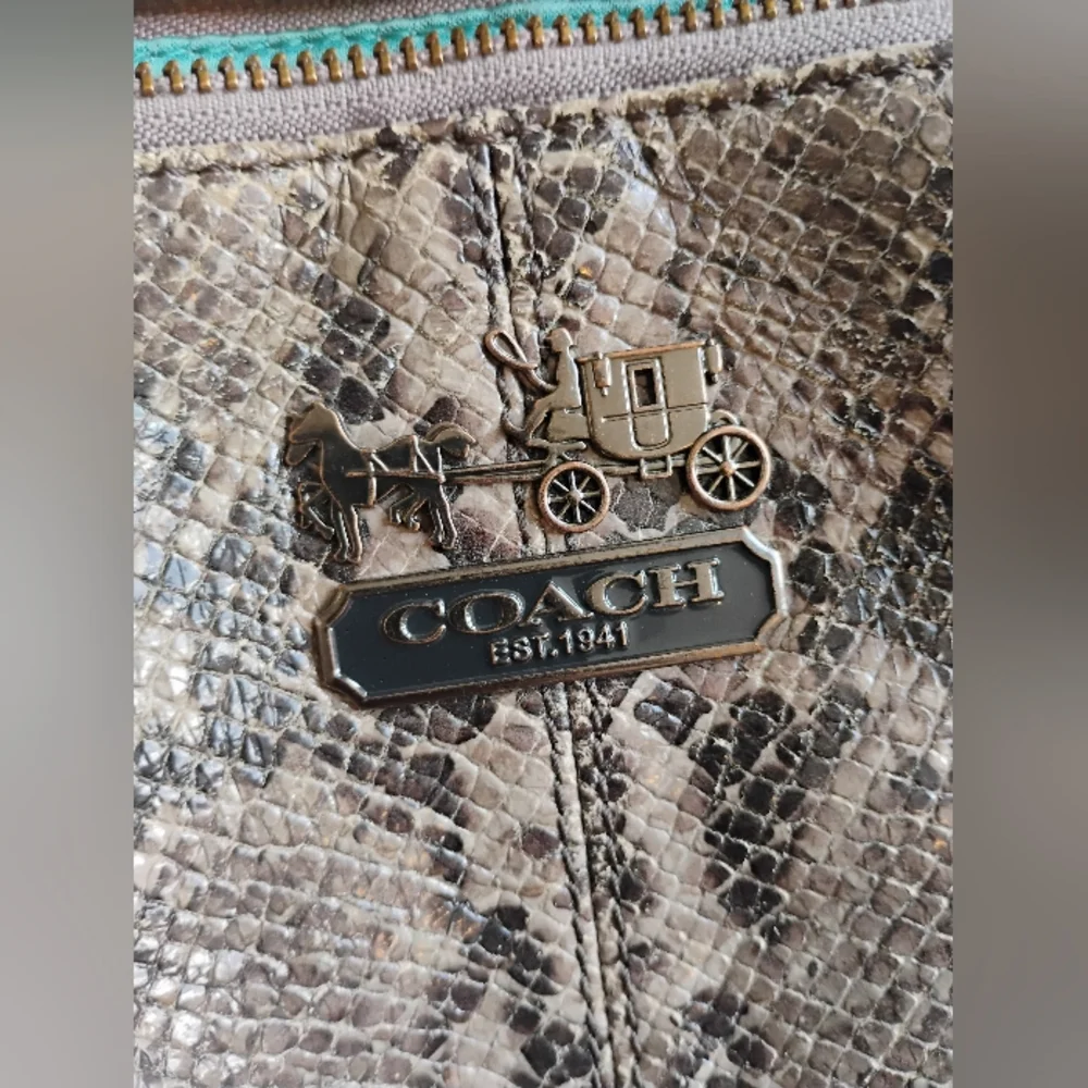 Coach Limited Edition Python Sophia Shoulder Bag - Picture 6 of 13